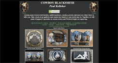 Desktop Screenshot of cowboyblacksmith.com